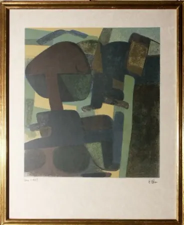 リトグラフ Esteve - Moranès