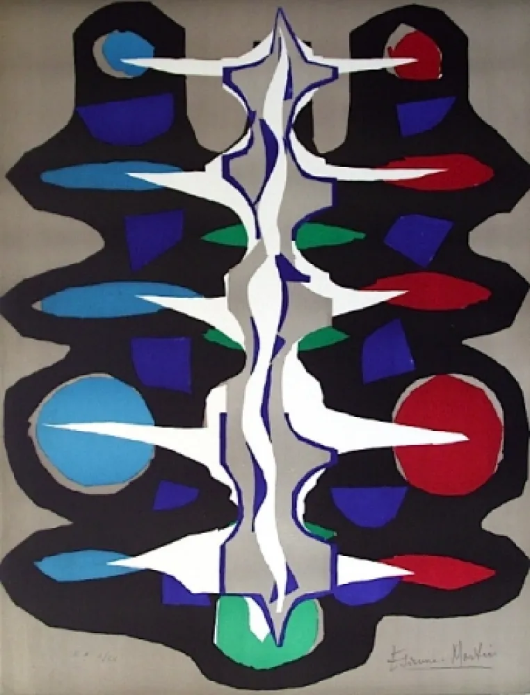 リトグラフ Etienne-Martin - Sans titre