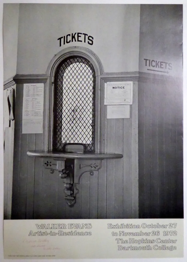 掲示 Evans -  Artist-in-Residence