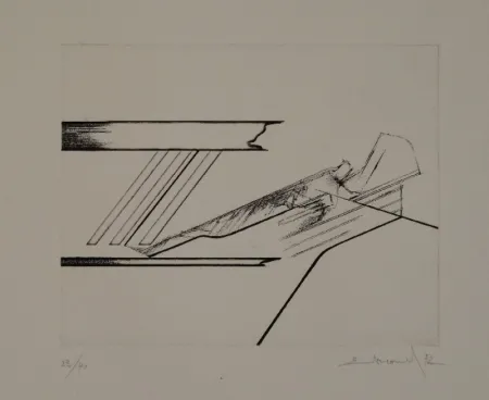 エッチング Evrard - 6 gravures originales