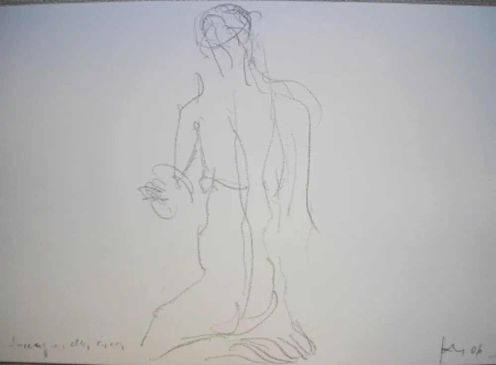 リトグラフ Fabro - Daccapo, alla cieca