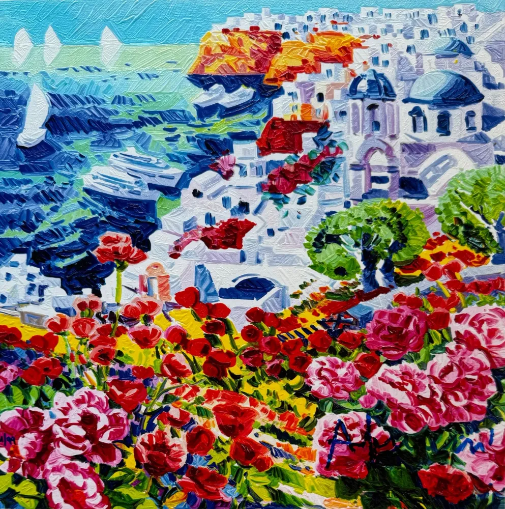 シルクスクリーン Faccincani - La magia di un giorno d'estate