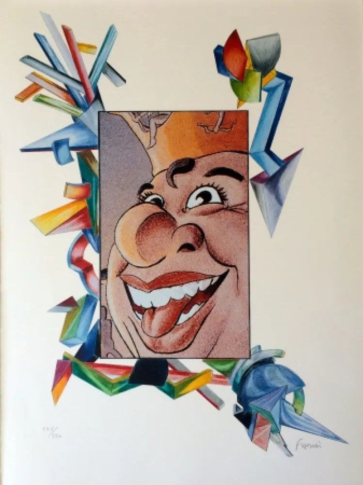 リトグラフ Fahri - Carnaval de Nice