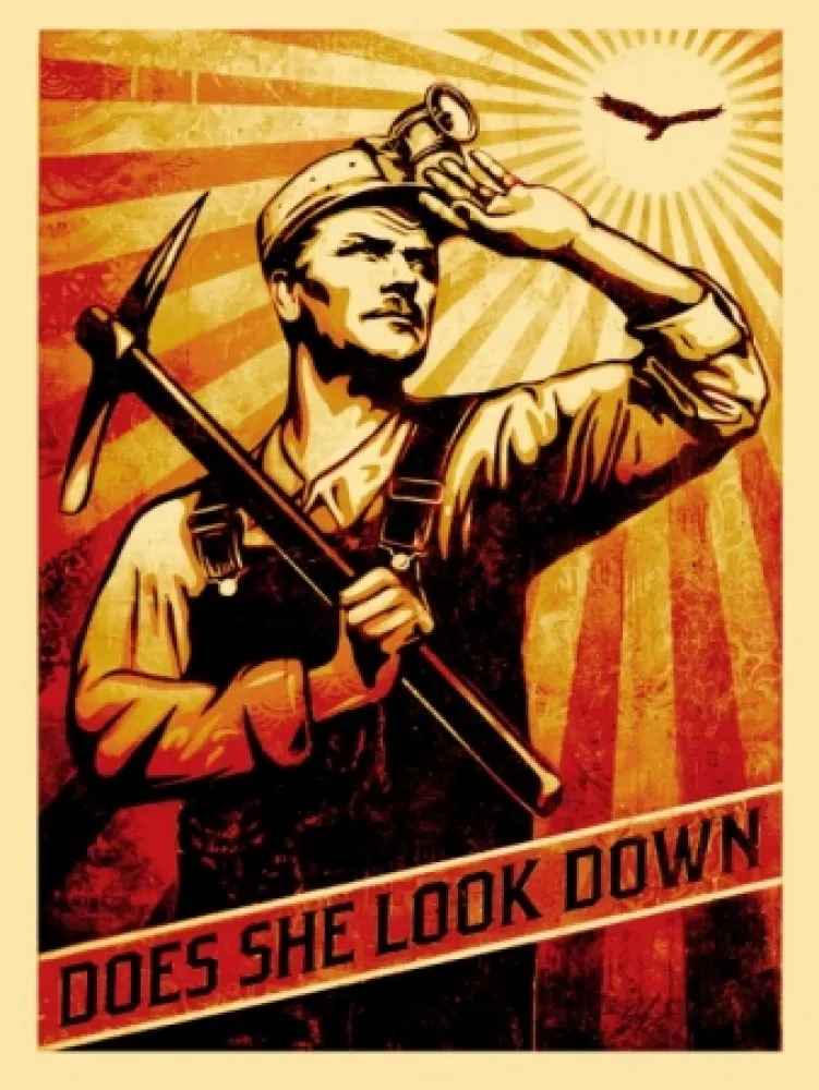 シルクスクリーン Fairey - High Flyin' Bird