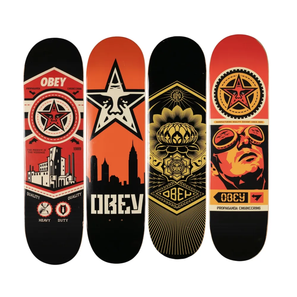 シルクスクリーン Fairey - Obey Skate Decks