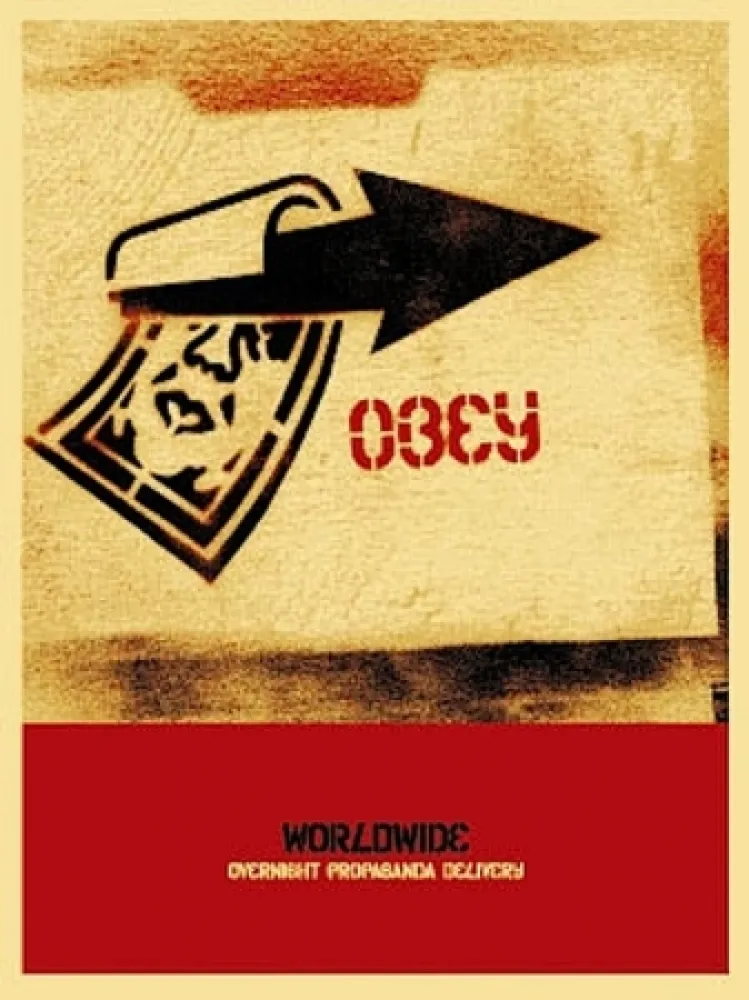 シルクスクリーン Fairey - Overnight Delivery