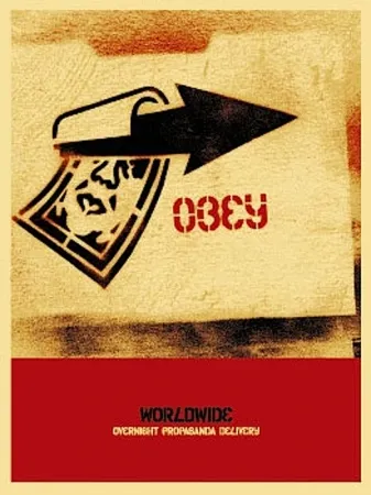 シルクスクリーン Fairey - Overnight Delivery