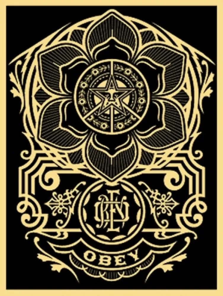 シルクスクリーン Fairey - Peace Ornament 