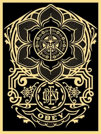 シルクスクリーン Fairey - Peace Ornament 