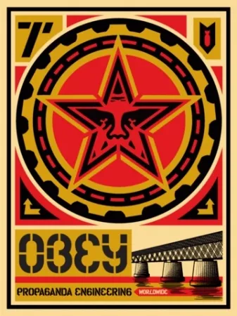 シルクスクリーン Fairey - Propaganda Engineering, Large Format