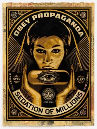 シルクスクリーン Fairey - Sedation Pill HPM