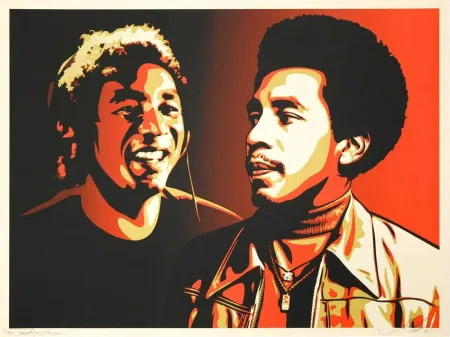 シルクスクリーン Fairey - Smokey Robinson