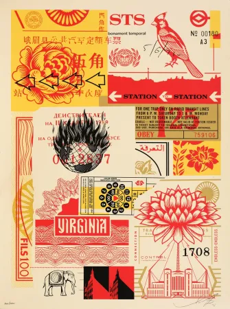 シルクスクリーン Fairey - Station to Station