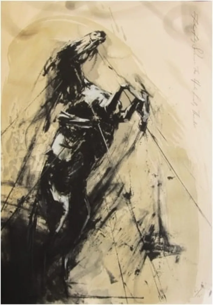 シルクスクリーン Faith 47 -  The Hearts Lonely Thunder