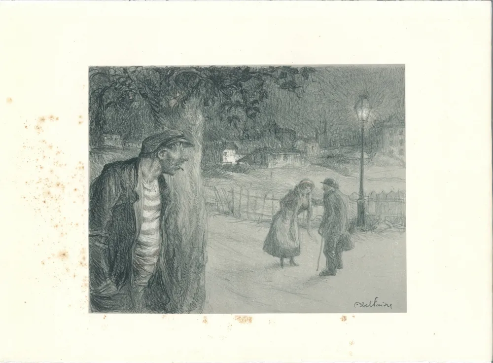 リトグラフ Faivre - Sous le couteau