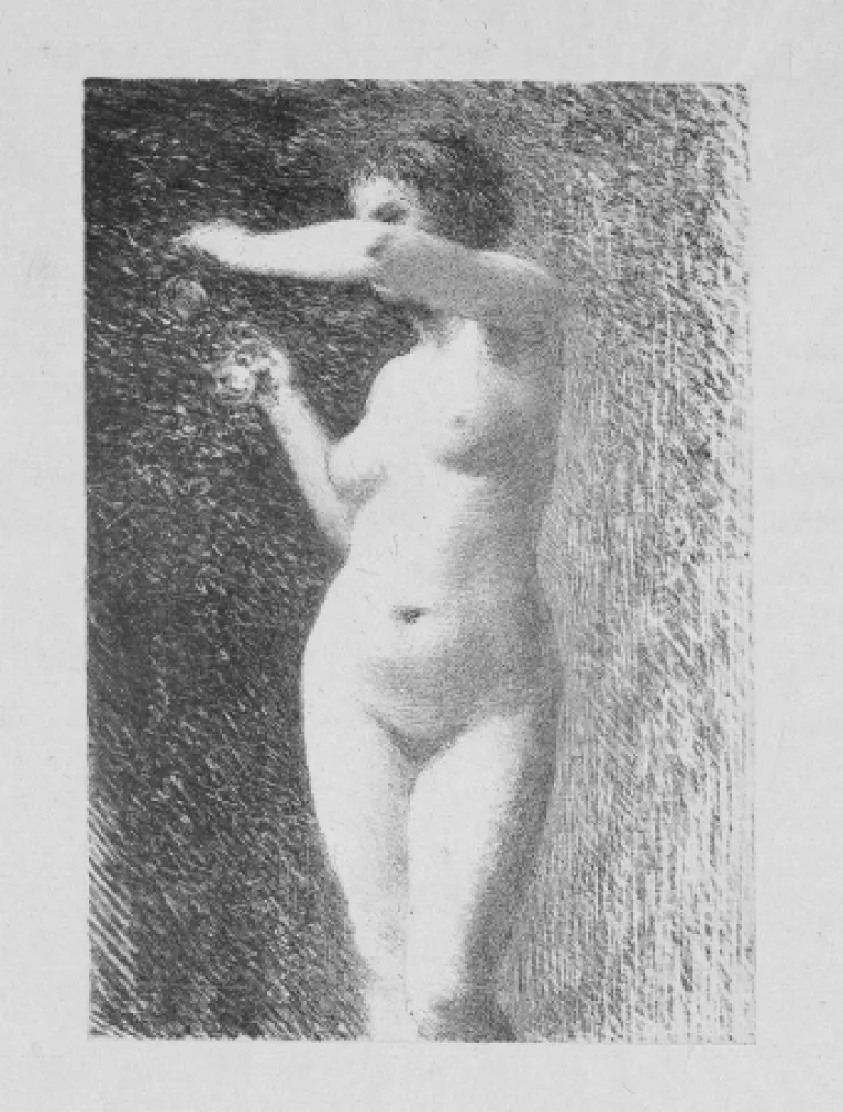 リトグラフ Fantin-Latour - Etude pour Eve