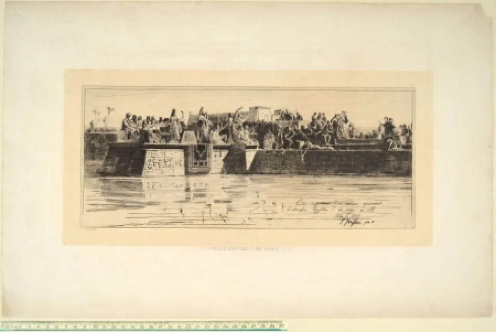 ポイントーセッシュ Faruffini - LE SACRIFICE EGYPTIEN D'UNE VIERGE AU NIL