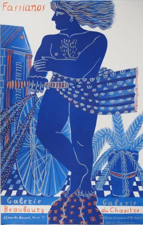 挿絵入り本 Fassianos - Cycliste dans le vent