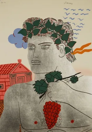 シルクスクリーン Fassianos - Dionysos