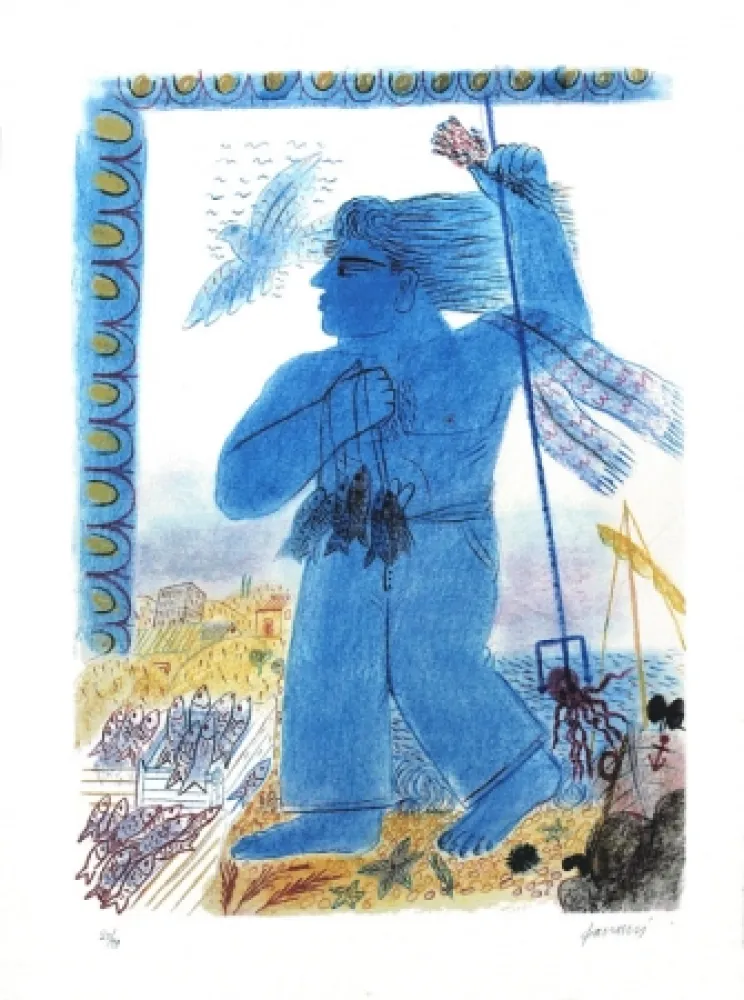 シルクスクリーン Fassianos - POSEIDON