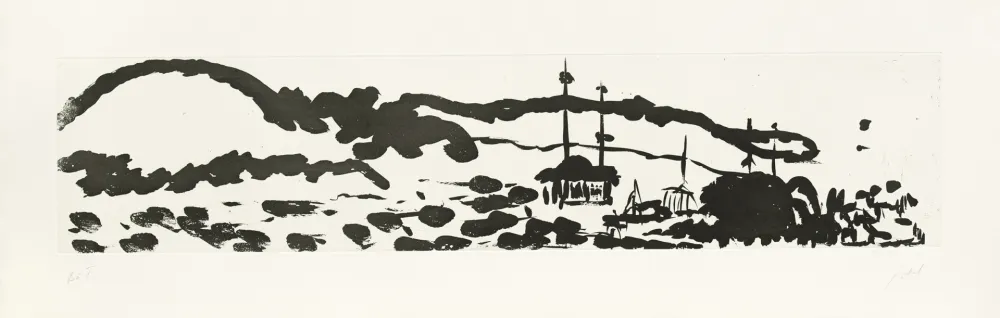 彫版 Fattal - Au bord du Barada II