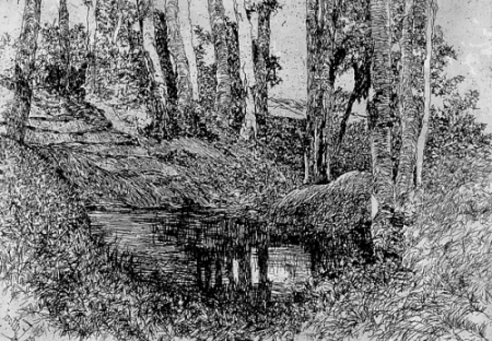 彫版 Fattori - Il fosso