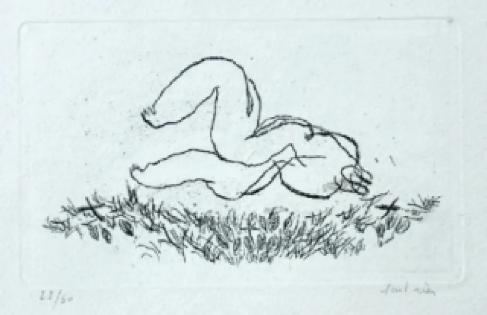 エッチングと　アクチアント Fautrier - Alleluiah - Petit nu L