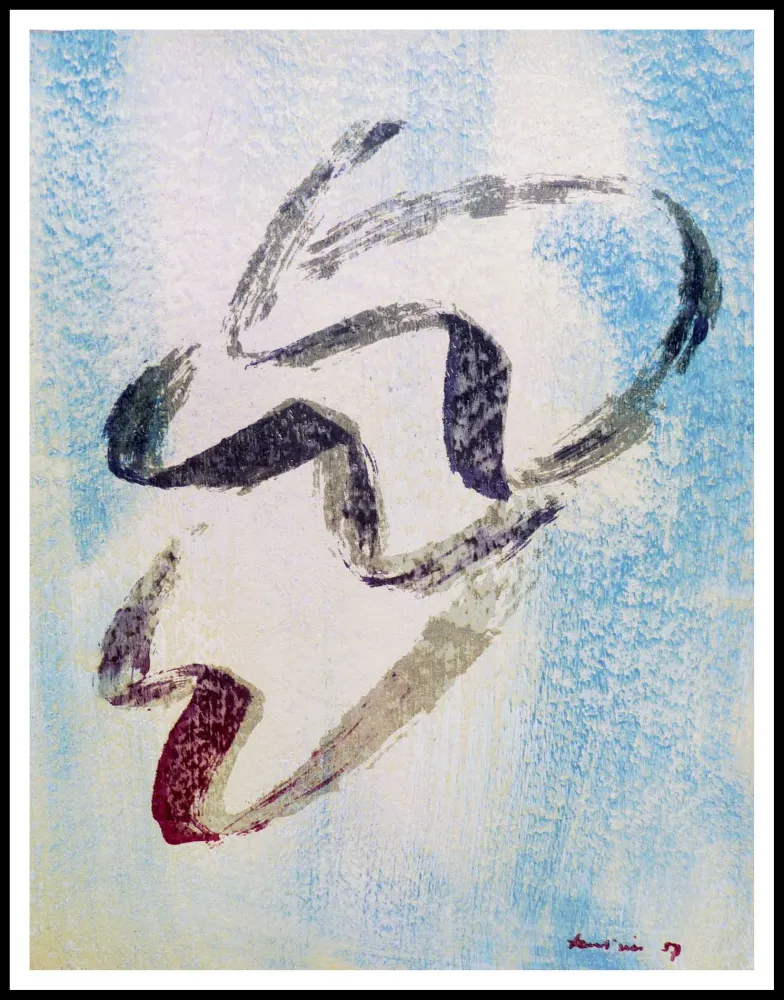 リトグラフ Fautrier - ANNABELLE NUE