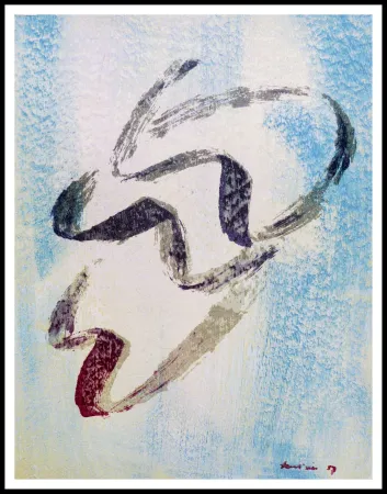 リトグラフ Fautrier - ANNABELLE NUE