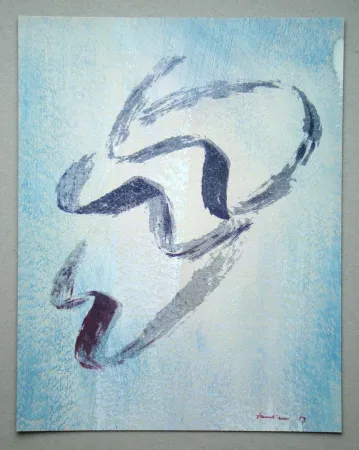 リトグラフ Fautrier - Annabelle Nue