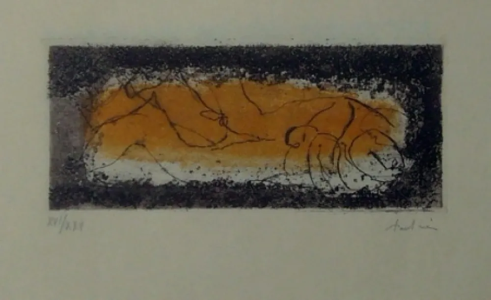 エッチングと　アクチアント Fautrier - Couple doré