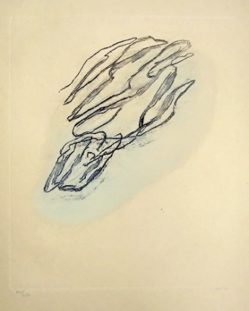 エッチング Fautrier - Formes végétales