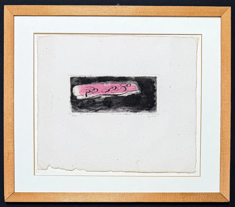 彫版 Fautrier - Jean Fautrier (1898–1964) -Petit Paysage Sombre- etching aquatint on paper- 1941