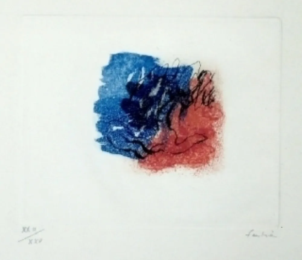 エッチングと　アクチアント Fautrier - L'Arbre