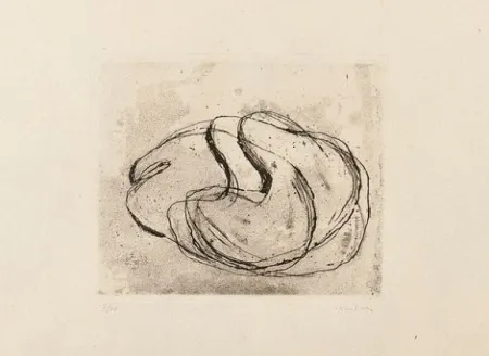 エッチングと　アクチアント Fautrier - Nu noir