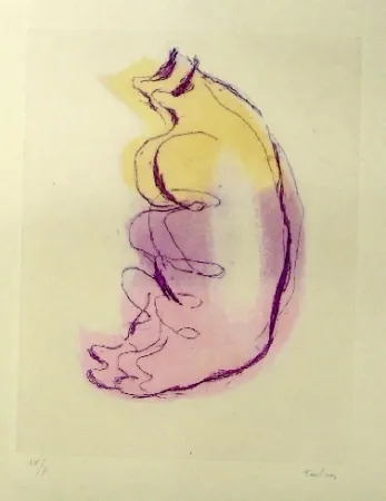 エッチングと　アクチアント Fautrier - Petits torses de femmes