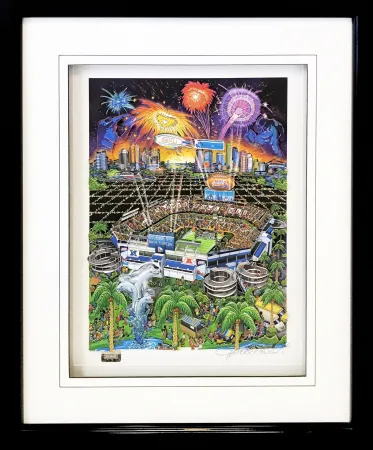 シルクスクリーン Fazzino - SUPER BOWL XLI