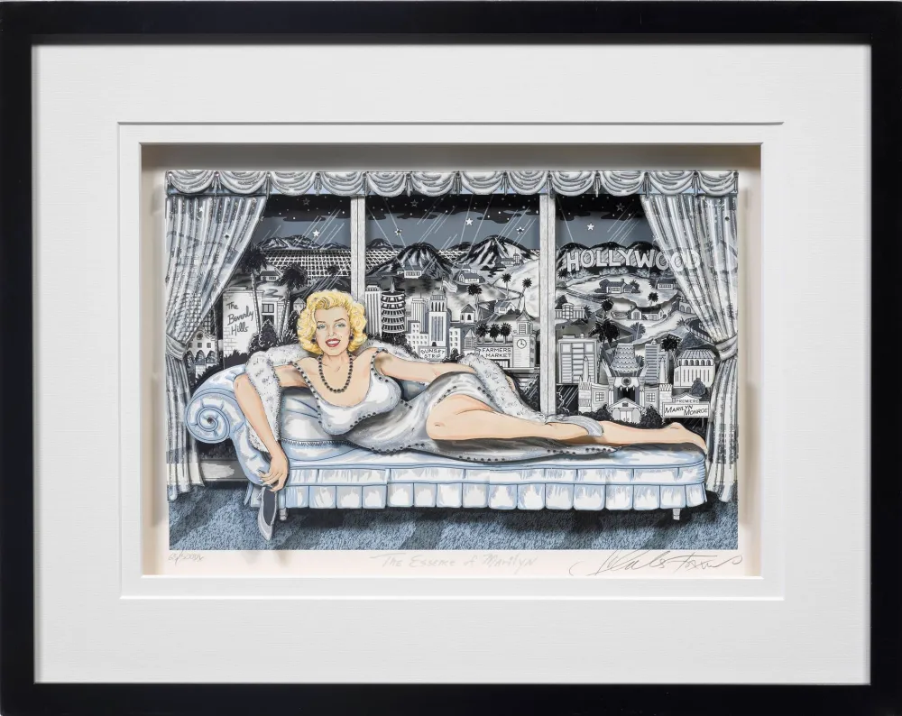 シルクスクリーン Fazzino - The Essence of Marilyn