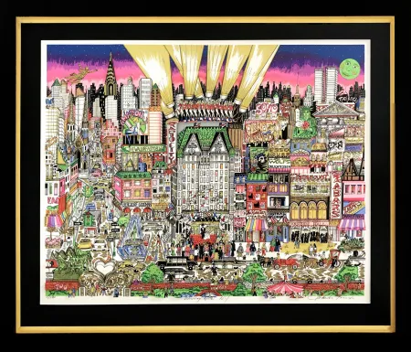 シルクスクリーン Fazzino - WEDDING NITE, NEW YORK