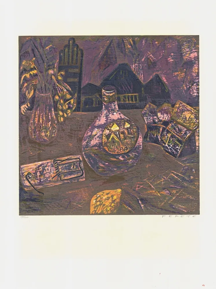 木版 Fekete - Darmstädter Mausefalle