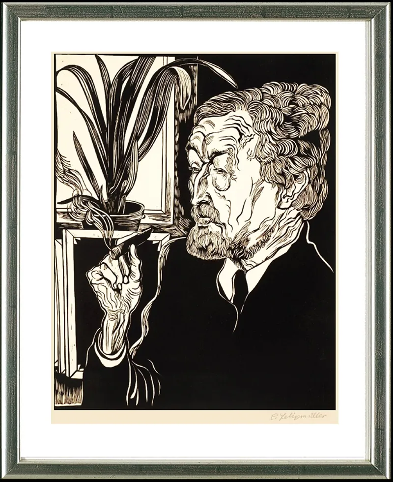 木版 Felixmuller  - Christian Rohlfs, 1927