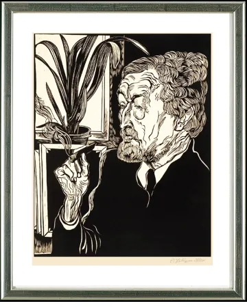 木版 Felixmuller  - Christian Rohlfs, 1927