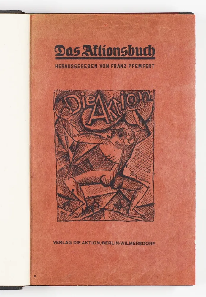 挿絵入り本 Felixmuller  - Das Aktionsbuch (The Action Book)