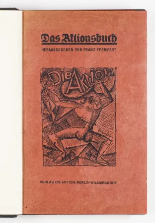 挿絵入り本 Felixmuller  - Das Aktionsbuch (The Action Book)