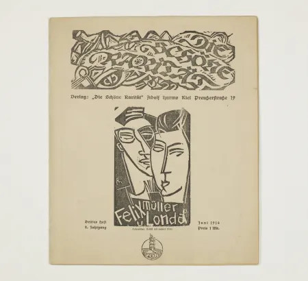 木版 Felixmuller  - Selbst mit meiner Frau (Myself with my Wife), Geburt (Birth), Mann und Frau (Man and Woman)