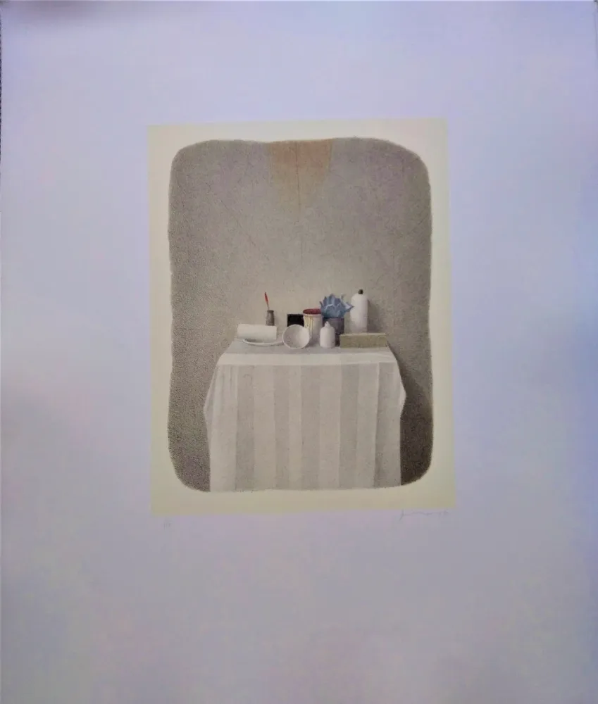 リトグラフ Ferroni - Altarino laico