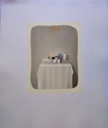 リトグラフ Ferroni - Altarino laico