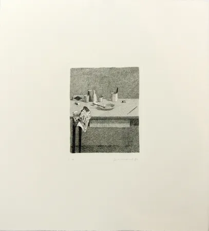 彫版 Ferroni - Cose sul tavolo