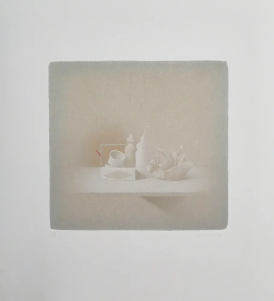 リトグラフ Ferroni - Grande natura morta