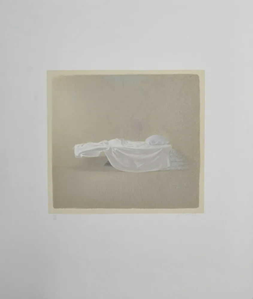 リトグラフ Ferroni - Lettino